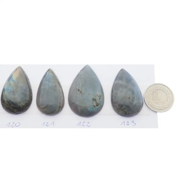 Labradoryt 31-41x21-28 mm (sztuka) łza (różne kamienie do wyboru)