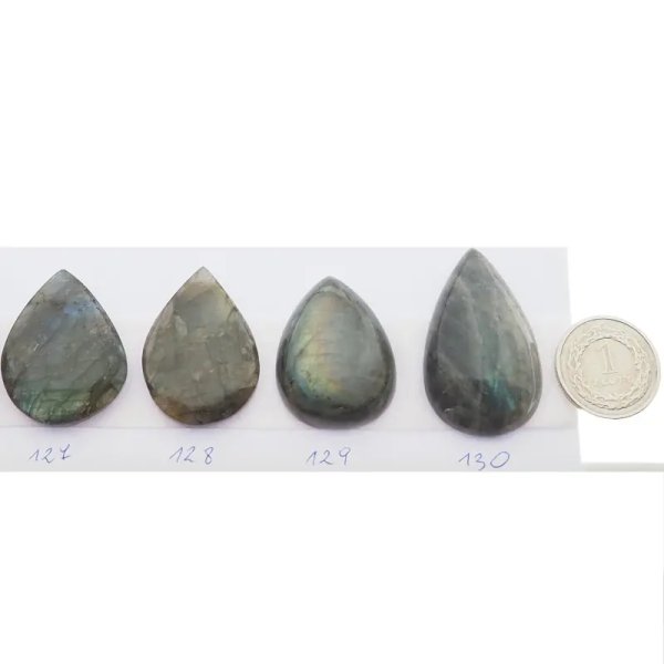 Labradoryt 31-41x21-28 mm (sztuka) łza (różne kamienie do wyboru)