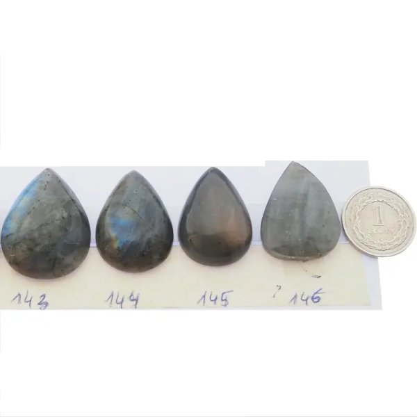 Labradoryt 31-41x21-28 mm (sztuka) łza (różne kamienie do wyboru)