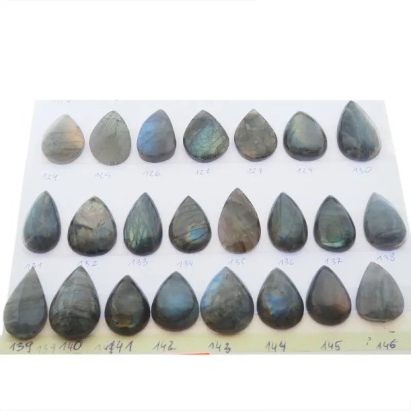 Labradoryt 31-41x21-28 mm (sztuka) łza (różne kamienie do wyboru)