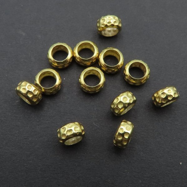 Srebro złocone Ag - oponka 4,5x2,5mm  