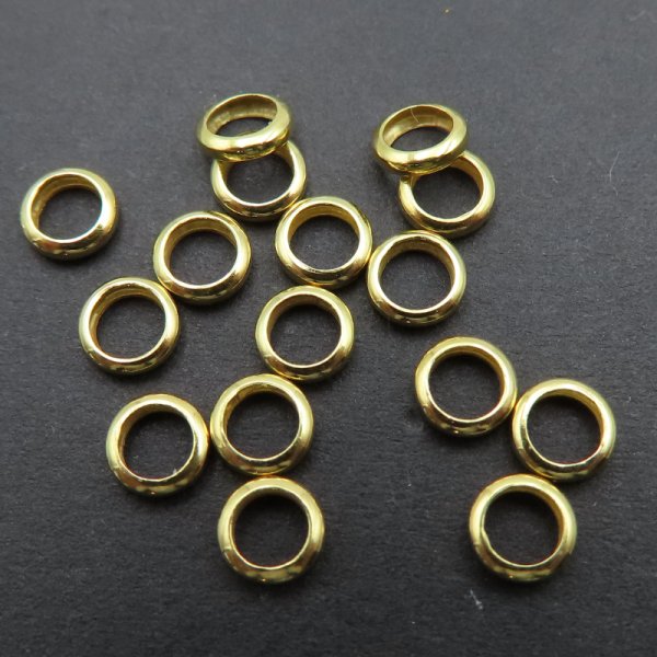 Srebro złocone Ag - oponka 4x1mm  