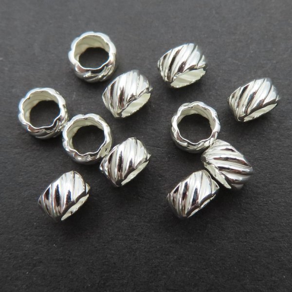 Srebro Ag - oponka 4,5x2,5mm  