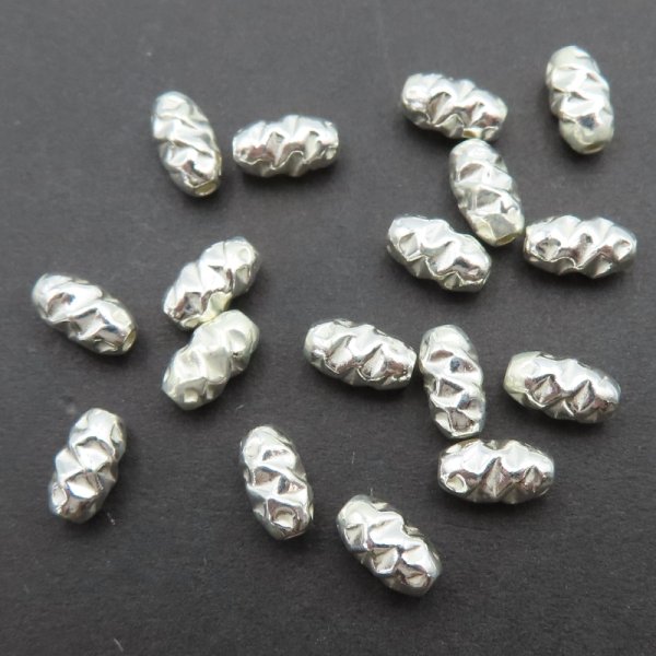 Srebro Ag - ryż gnieciony 7x4 mm 