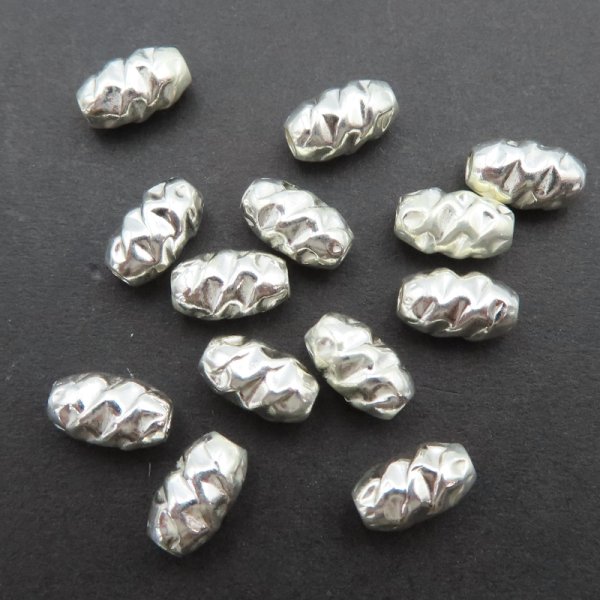 Srebro Ag - ryż gnieciony 8x5 mm 