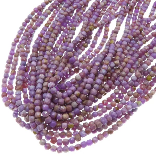 Fosfosyderyt fasetowana kostka 2,5 mm (sznur)