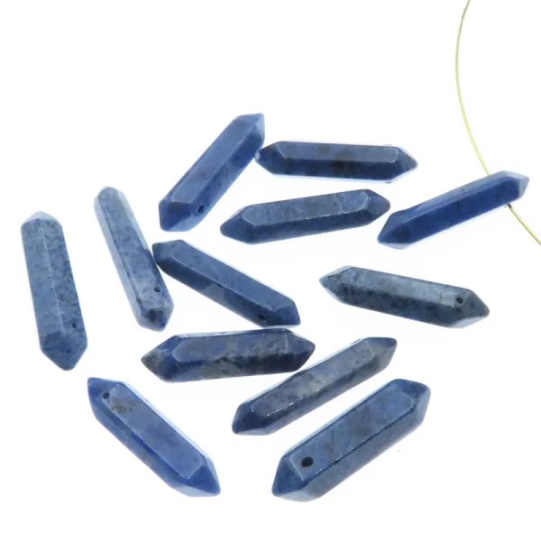 Dumortieryt - sople wiercone 26x6mm (sztuka)