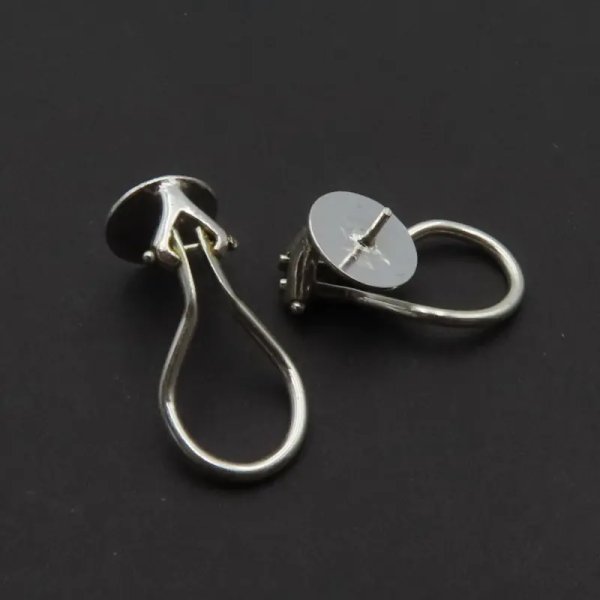 Srebro Ag - baza pod klipsy (para)