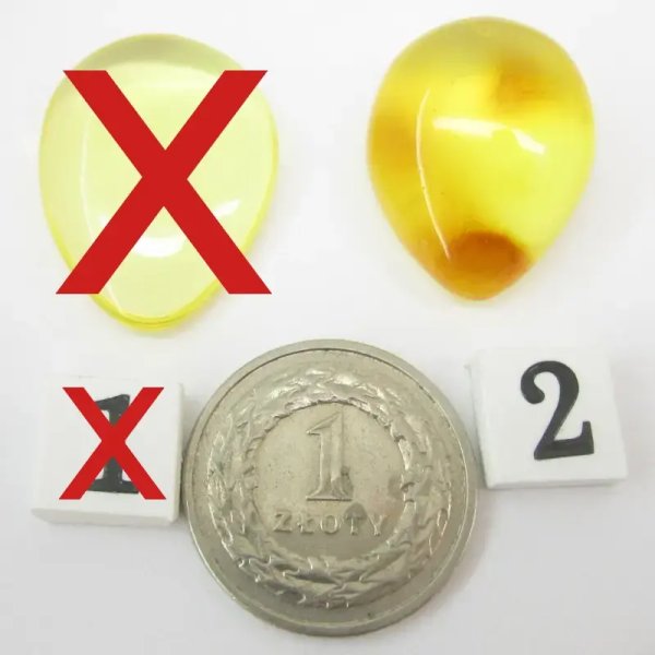 Koniakowy i cytronowy Bursztyn