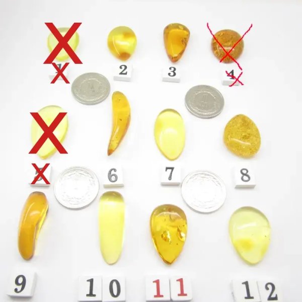 Koniakowy i cytronowy Bursztyn