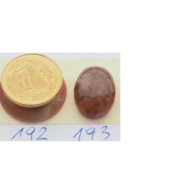 Rodochrozyt 14-16x9-13 mm owal (różne kamienie do wyboru)