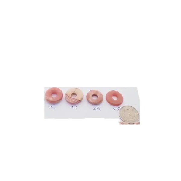 Rodochrozyt 19-21 mm donut (donat) (różne kamienie do wyboru)