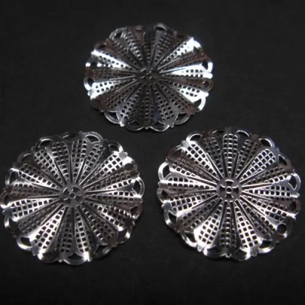 Srebro Ag 925 – element ozdobny ażurowy – 20 mm