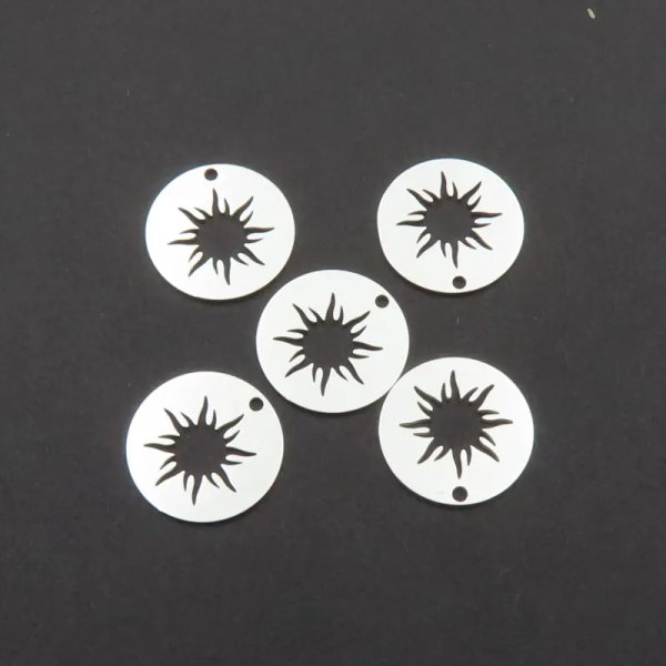 Srebro Ag - zawieszka słońce 11 mm