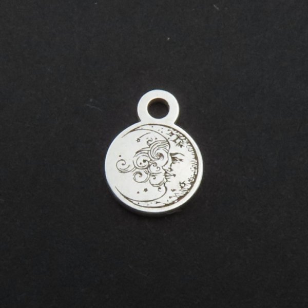 Srebro Ag - blaszka księżyc i słońce 6mm