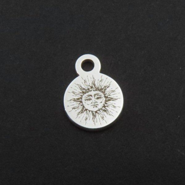Srebro Ag - zawieszka słońce 6 mm