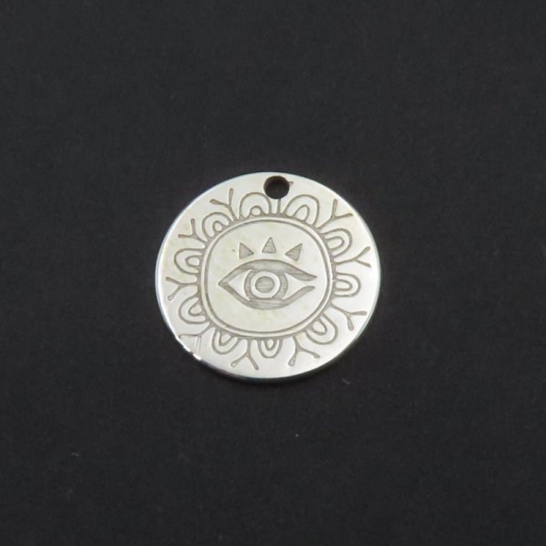 Srebro Ag - zawieszka oko proroka 12mm