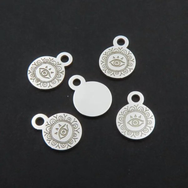 Srebro Ag - zawieszka oko proroka