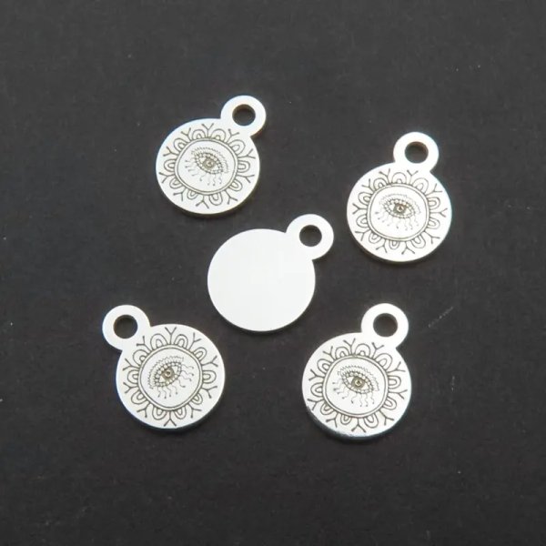 Srebro Ag - zawieszka oko proroka