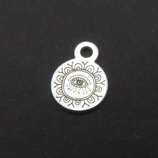 Srebro Ag - zawieszka oko proroka