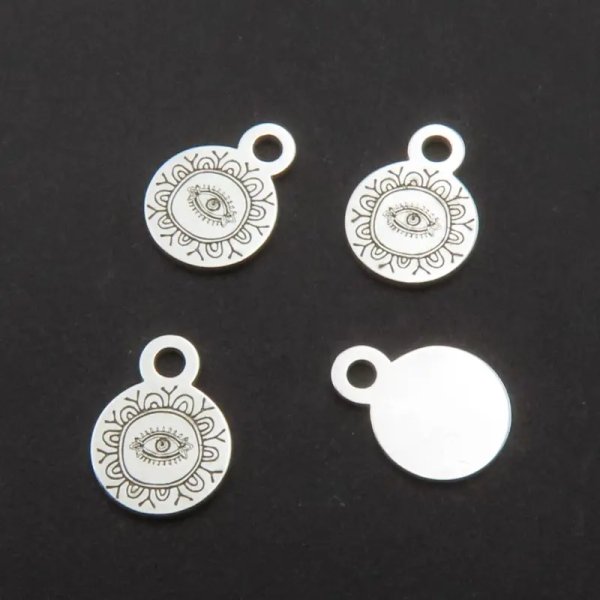 Srebro Ag - zawieszka oko proroka