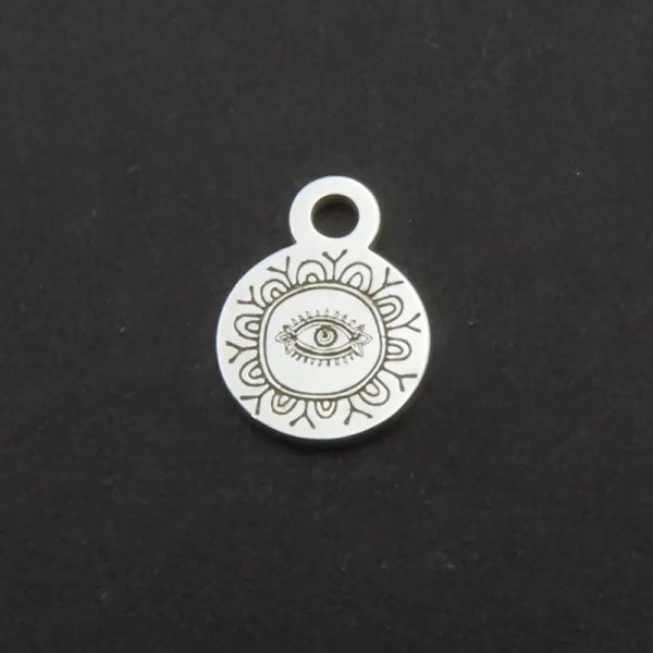 Srebro Ag - zawieszka oko proroka