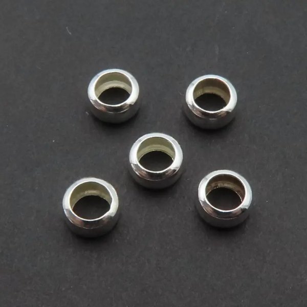 Srebro Ag - oponka 4,5x2,5 mm  