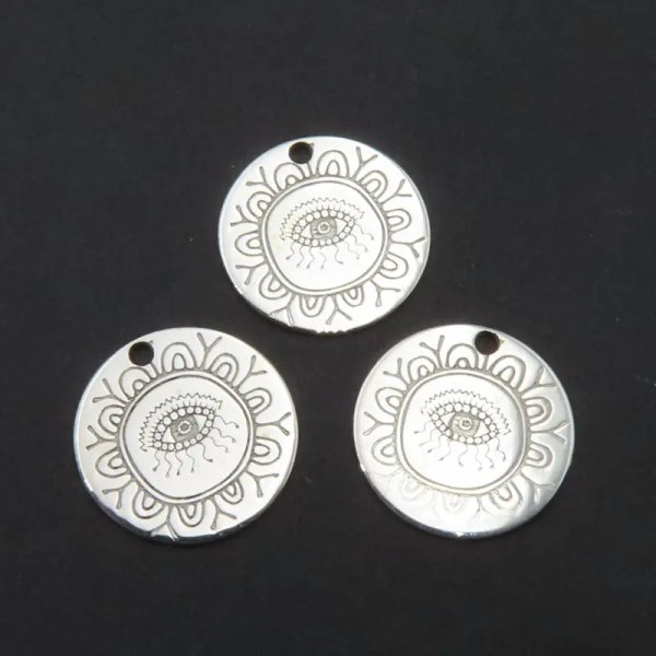 Srebro Ag - zawieszka oko proroka 12mm