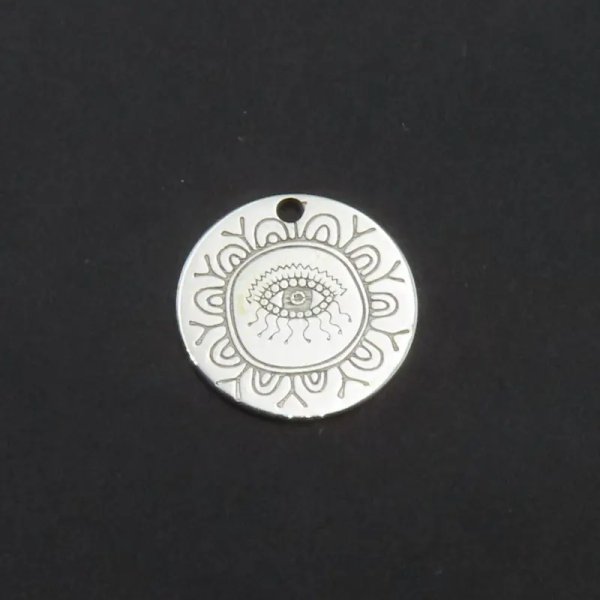 Srebro Ag - zawieszka oko proroka 12mm