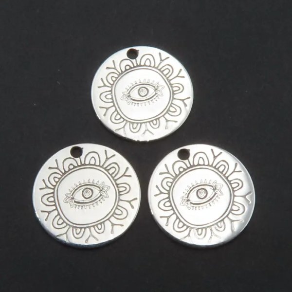 Srebro Ag - zawieszka oko proroka 12mm