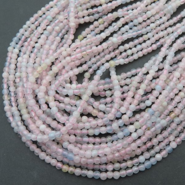 Morganit - kulki 2 mm (sznur)