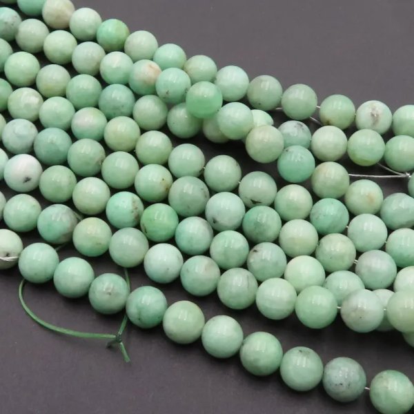 Szmaragd - kulki 8 mm (sznur 18 cm)