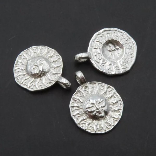 Srebro Ag - zawieszka słońce 14,5 mm