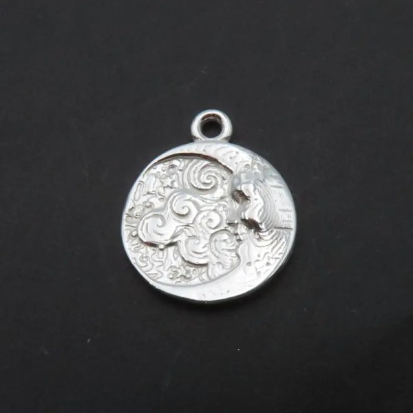 Srebro Ag - zawieszka księżyc 14,5 mm