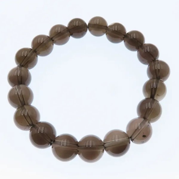 Kwarc Dymny kulki - bransoletka 19 cm