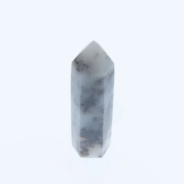 Agat Dendryt - obelisk (stożek) kolekcjonerski (sztuka)