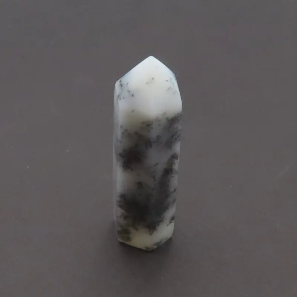 Agat Dendryt - obelisk (stożek) kolekcjonerski (sztuka)