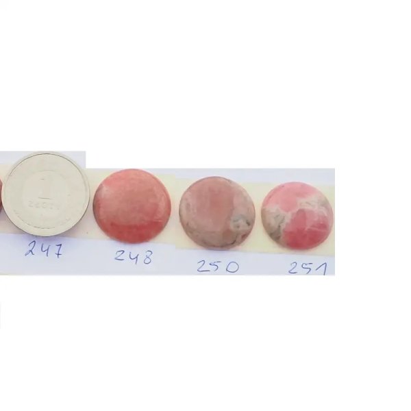 Rodochrozyt 18-20 mm okrągły (różne kamienie do wyboru)