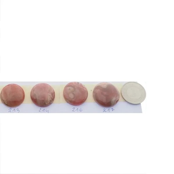 Rodochrozyt 23-24 mm okrągły (sztuka)