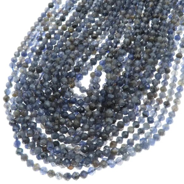 Iolit - fasetowane kulki 4,5 mm (sznur)