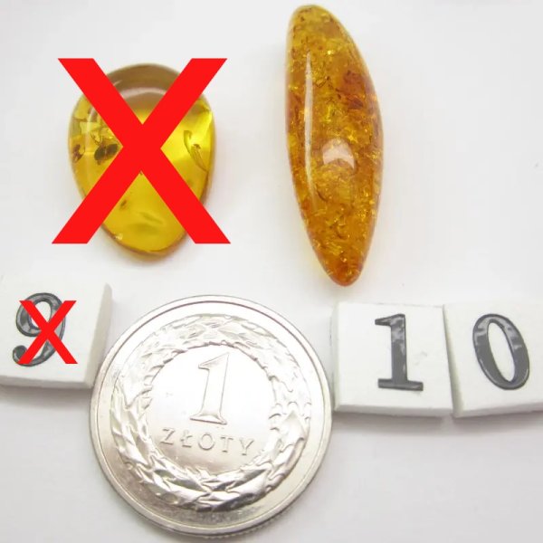 Koniakowy Bursztyn z łuskami