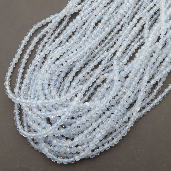 Topaz fasetowany - kulki 2 mm (sznur) 