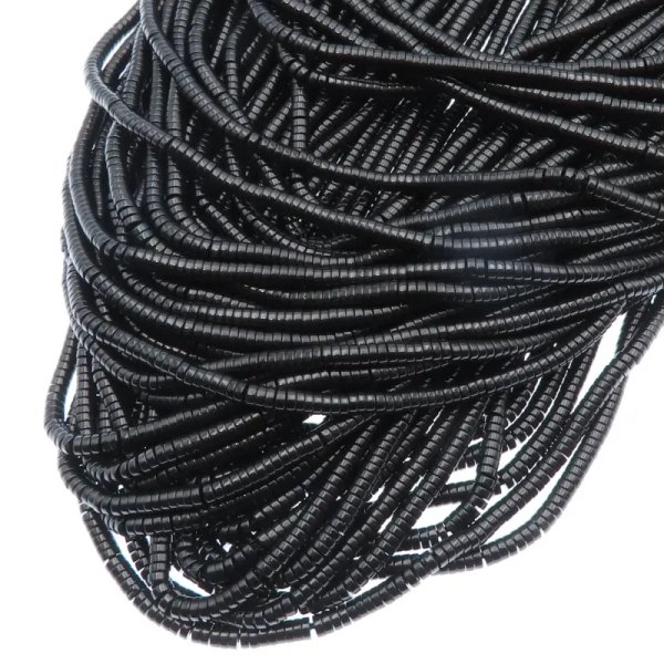 Hematyt czarny walce 3x1 mm (sznur)