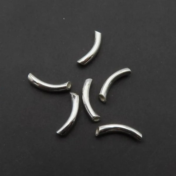 Srebro Ag - rurka dystansowa łuk 10 mm