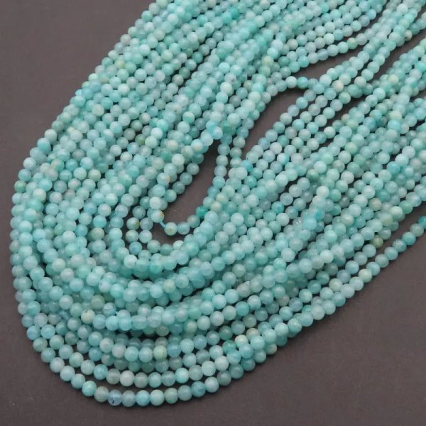 Amazonit - kulki 2 mm (sznur)