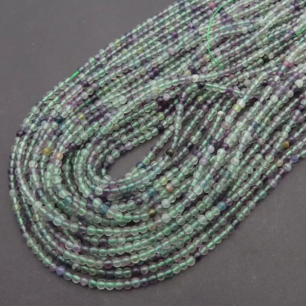 Fluoryt kulki 2 mm (sznur)