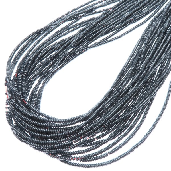 Hematyt szary dyski 2x1mm (sznurek)