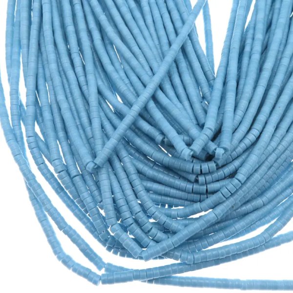 Howlit niebieski walce 4x2 mm (sznur)