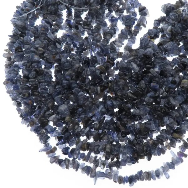 Iolit polerowana sieczka 6-9 mm (sznur 80 cm)