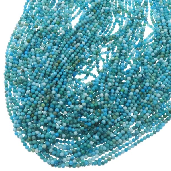 Turkus fasetowany kulka 3 mm (sznur)